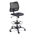 | Safco 3395BV Vue Series Mesh Extended Height Chair Vinyl Seat - Black image number 0