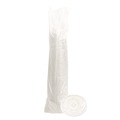 Food Service | Boardwalk BWKPET912STRAWPK 9 oz. to 12 oz. Crystal-Clear Cold Cup Straw-Slot Lids - Clear (100/Pack) image number 0
