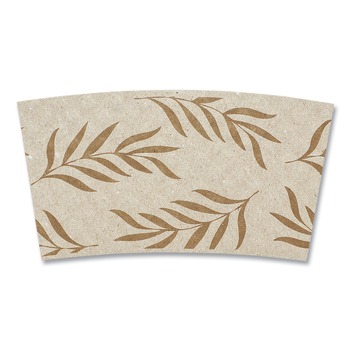 World Centric Hot Cup Sleeves Fits 8 oz. Cups - Natural (1000/Carton)