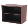  | Alera ALELS593020MC Open Office 29-1/2 in. x 19-1/8 in. x 22-7/8 in. Low Storage Cabinet Credenza - Cherry image number 3