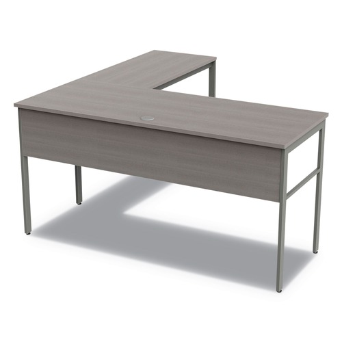 Cleaning & Janitorial Supplies | Linea Italia LITUR602ASH Urban Series 59 in. x 59 in. x 29.5 in. L-Shaped Desk - Ash image number 0