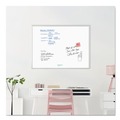 White Boards | U Brands 032U00-01 47 x 35 Melamine Dry Erase Board - White Surface/Silver Frame image number 1