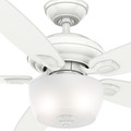 Ceiling Fans | Casablanca 54041 52 in. Utopian Gallery Snow White Ceiling Fan with Light with Wall Control image number 5