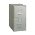 Office Filing Cabinets & Shelves | Alera 26119 15 in. x 22 in. x 28.37 in. Letter-Size Two-Drawer Economy Vertical File - Light Gray image number 2