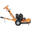 Chipper Shredders | Power King PK0803-EH 14 HP KOHLER CH440 Command PRO Gas Engine Electric Start Stump Grinder with Hour Meter and Greenteeth Compatible Wheel image number 0