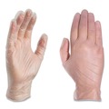 Disposable Gloves | Ammex GPX344100 3 mil Industrial Powder-Free Vinyl Gloves - Medium, Clear (1000/Carton) image number 1