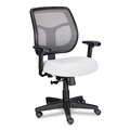 Office Chairs | Eurotech MT9400SR 18.1 in. to 21.7 in. Seat Height Apollo Mid-Back Mesh Chair - Silver Seat, Silver Back, Black Base image number 4