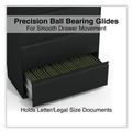  | Alera 25497 36 in. x 18.63 in. x 67.63 in. 5 Lateral File Drawer - Legal/Letter/A4/A5 Size, Black image number 7