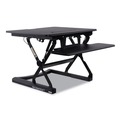  | Alera ALEAEWR1B AdativErgo 26-1/4 in. x 31 in. x 19-5/8 in. Two-Tier Sit Stand Lifting Workstation - Black image number 0