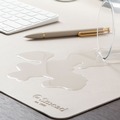 Desk Accessories & Office Organizers | Smead 64826 36 x 17 Vegan Leather Desk Pads - SandStone image number 3