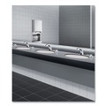 Cleaning & Janitorial Supplies | Bobrick B-822 Contura 3.31 in. x 4 in. x 17.63 in. 34 oz. Lavatory-Mounted Soap Dispenser - Chrome/Stainless Steel image number 4