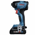Impact Drivers | Factory Reconditioned Bosch GDR18V-1860CB25-RT 18V Brushless Lithium-Ion 1/4 in. Hex Cordless Connected-Ready Impact Driver Kit (4 Ah) image number 2
