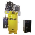 New Year New Savings! Save $25 off $150 | EMAX ESP05V080I3PK E450 Series 5 HP 80 gal. Industrial Plus 2 Stage Pressure Lubricated 3-Phase 19 CFM @100 PSI Patented SILENT Air Compressor with 30 CFM Air Dryer image number 0