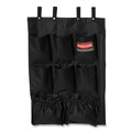 Office Jansan | Rubbermaid Commercial FG9T9000BLA 9-Pocket Executive Fabric Hanging Organizer - Black image number 0