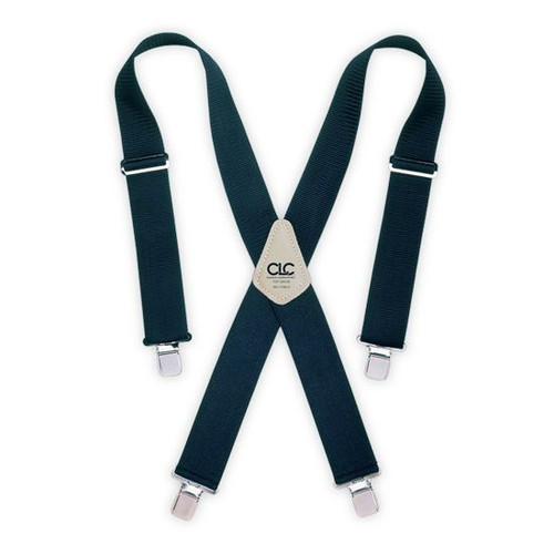 Work Belt and Suspenders | CLC 110BLU Custom LeatherCraft Heavy-Duty Work Suspenders with Elastic Straps (One Size-Blue) image number 0