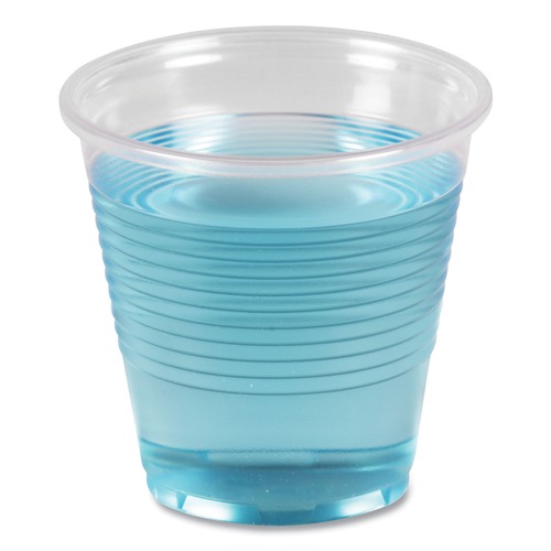 Customer Appreciation Sale - Save up to $60 off | Boardwalk BWKTRANSCUP5PK 5 oz. Polypropylene Plastic Cold Cups - Translucent (100 /Pack) image number 0