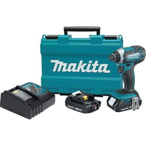 Impact Drivers | Factory Reconditioned Makita XDT11R-R 18V Compact Lithium-Ion Cordless Impact Driver Kit image number 0