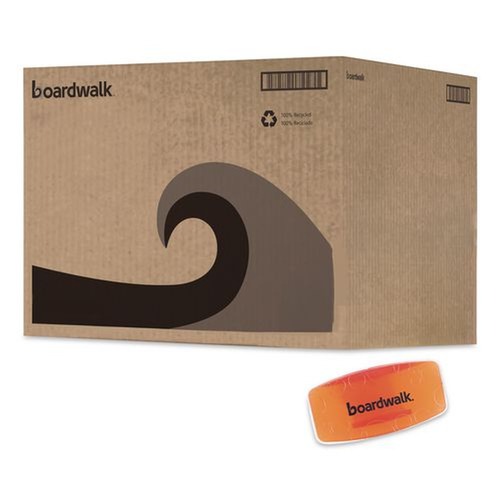 Odor Control | Boardwalk EBCP012I072M04AAS8000 Toilet Bowl Clip - Mango Scent, Orange (72/Carton) image number 0