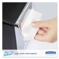Paper Towels and Napkins | Scott 98720 12 in. x 7 in. 1-Ply Low-Fold Dispenser Napkins - White (8000/Carton) image number 4