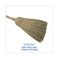 Brooms | Boardwalk BWK932CEA 56 in. Warehouse Broom with Corn Fiber Bristles - Natural image number 2