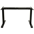 Office Desks & Workstations | Alera ALEHT2SSB AdaptivErgo 48.06 in. x 24.35 in. x 27.5 in. to 47.2 in. Sit-Stand Two-Stage Electric Height-Adjustable Table Base - Black image number 1