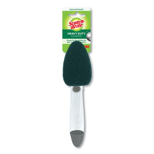 Cleaning Cloths | Scotch-Brite 650-4 2.5 in. x 9.5 in. Soap-Dispensing Dishwand - Yellow/Green (4/Carton) image number 0