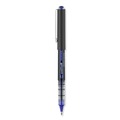 Office Jansan | uni-ball 70129 Bold 1 mm Stick VISION Roller Ball Pen - Blue Ink, Black/Blue/Clear Barrel (1 Dozen) image number 2