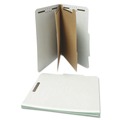 Office Jansan | Universal UNV10272 6-Section 2-Divider Pressboard Classification Folders - Letter, Gray (10/Box) image number 4
