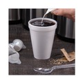Cups and Lids | Dart 12J12 12 oz. Foam Drink Cups - White (25/Pack) image number 4
