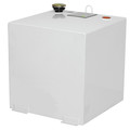 Liquid Transfer Tanks | JOBOX 485000 50 Gallon Square Steel Liquid Transfer Tank - White image number 1