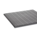  | Crown FL 2436GY 36 in. x 60 in. Ribbed Vinyl Anti-Fatigue Mat - Black image number 1
