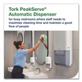 Paper Towels and Napkins | Tork 552548 PeakServe 14.47 in. x 4.04 in. x 25.15 in. Automatic Continuous Paper Hand Towel Dispenser - Black image number 4
