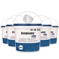 Office Jansan | Tork 192850 8.5 in. x 7 in. x 7 in. Chem-Ready Buckets - White (5/Carton) image number 0