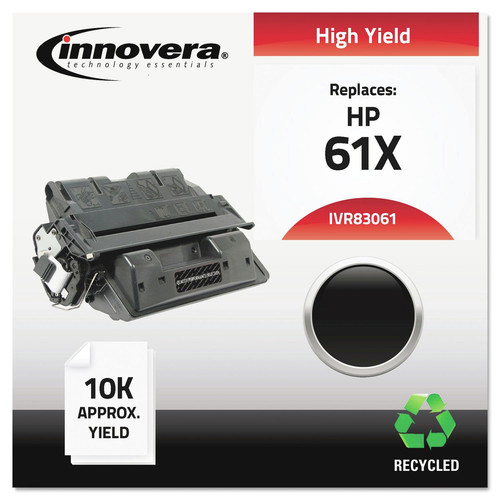 Save an extra 10% off this item! | Innovera IVR83061 Remanufactured C8061x (61x) High-Yield Toner, Black image number 0