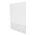 Desk Accessories & Office Organizers | Deflecto PBCMA3138FB 31.5 in. x 38 in. Acrylic Mounting Safety Barrier with Full Shield and Brace - Clear (2/Carton) image number 0