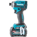 Combo Kits | Makita GDT02D 40V max XGT Brushless Lithium-Ion Cordless 4 Speed Impact Driver Kit with 2 Batteries (2.5 Ah) image number 3