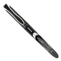 Pens | Zebra 44410 Liquid Ink Extra-Fine 0.5 millimeter Stick Rollerball Pen - Black Ink/Black/Silver Barrel (1-Dozen) image number 2