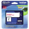 Bulk Savings Pricing 2 | Brother P-Touch TZE252 0.94 in. x 26.2 ft. TZe Standard Adhesive Laminated Labeling Tape - Red on White image number 0