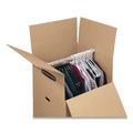 Office Jansan | Bankers Box 7711001 SmoothMove 24 in. x 24 in. x 40 in. Regular Slotted Container Wardrobe Box - Brown/Blue (3/Carton) image number 2