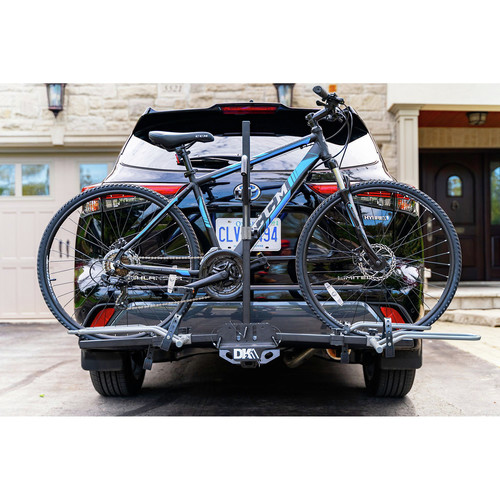 Detail k2 hitch shop mounted bike rack