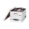 Boxes & Bins | Bankers Box 57036-04 Stor/File 12.5 in. x 16.25 in. x 10.5 in. Letter/Legal Files, Storage Box - White (6/Pack) image number 2