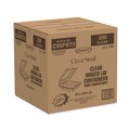Food Trays, Containers, and Lids | Dart C95PST3 ClearSeal 9.4 in. x 8.9 in. x 3 in. 3-Compartments Hinged-Lid Plastic Containers (200/Carton) image number 0