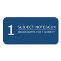 Notebooks & Pads | Roaring Spring 11015 11 in. x 8.5 in. 100-Sheets 1-Subject Medium/College Rule Wirebound Notebook - Assorted Cover Colors (24/Carton) image number 6