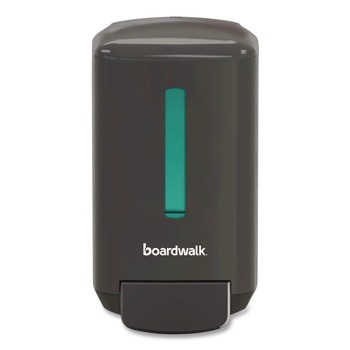 Boardwalk 5.8 in. x 10.3 in. x 3.9 in. Manual Liquid Soap Dispenser - Black