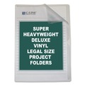 Office Jansan | C-Line 62139 Deluxe Vinyl Project Folders - Legal, Clear (50/Box) image number 1