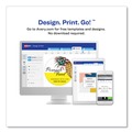 Office Jansan | Avery 22825 2 in. Diameter Print-to-the Edge Labels with Sure Feed and Easy Peel - Round Glossy Clear (120/Pack) image number 5