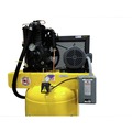 Stationary Air Compressors | EMAX ESP05V080I3 5 HP 80 Gallon 2-Stage 3-Phase Industrial Inline Pressure Lubricated Solid Cast Iron Pump 19 CFM at 100 PSI Plus SILENT Air Compressor image number 3