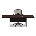  | Alera ALEVA719642ES 94.5 in. x 41.38 in. x 29.5 in. Valencia Series Rectangular Conference Table - Espresso image number 3