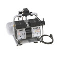 Portable Air Compressors | Quipall 2-1-SIL-AL 1 HP 2 Gallon Oil-Free Hotdog Air Compressor image number 2