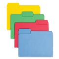 Art & Craft Paper | Smead 11956 SuperTab 0.75 in. Expansion Letter Size Colored File Folders - Color Assortment 1 (24/Pack) image number 0